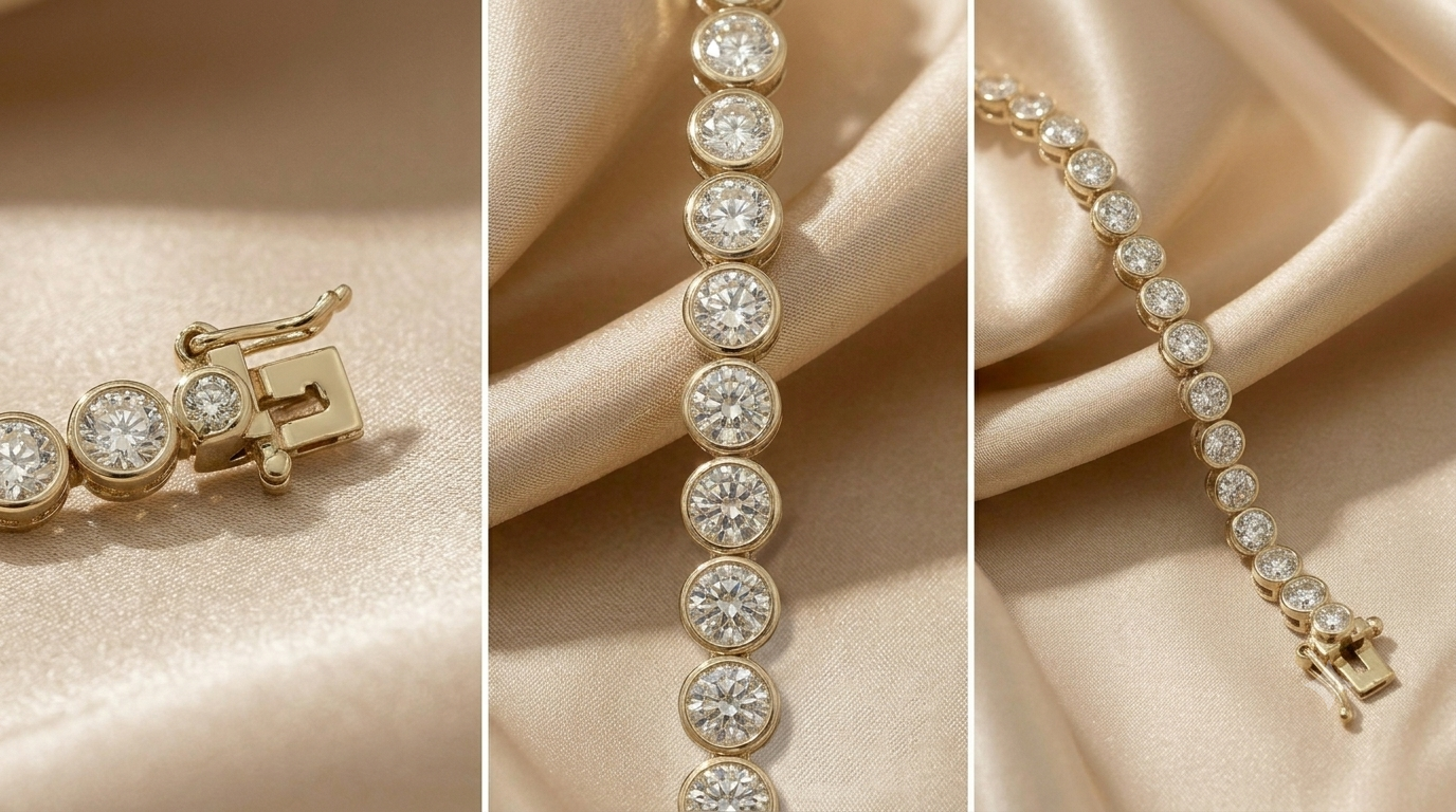Cluster Diamond Bracelet - 3