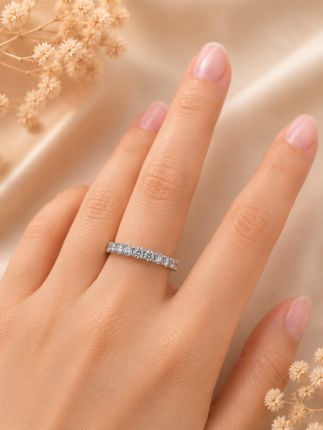 1.25 ct Diamond Wedding Band - 2