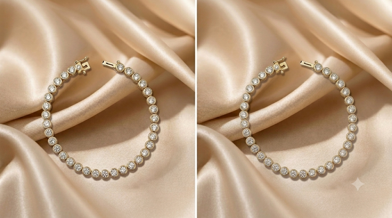 Cluster Diamond Bracelet - 4