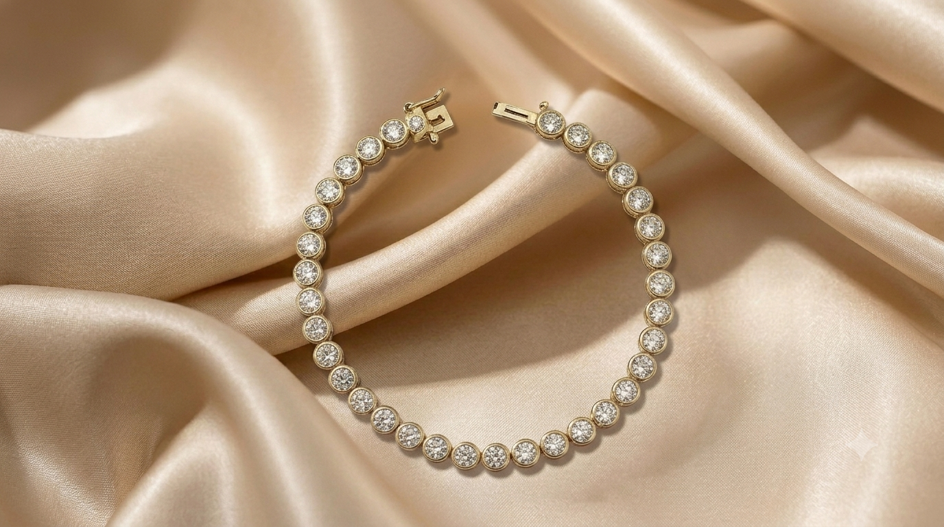Cluster Diamond Bracelet - 1